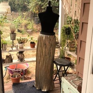 Gold maxi dress